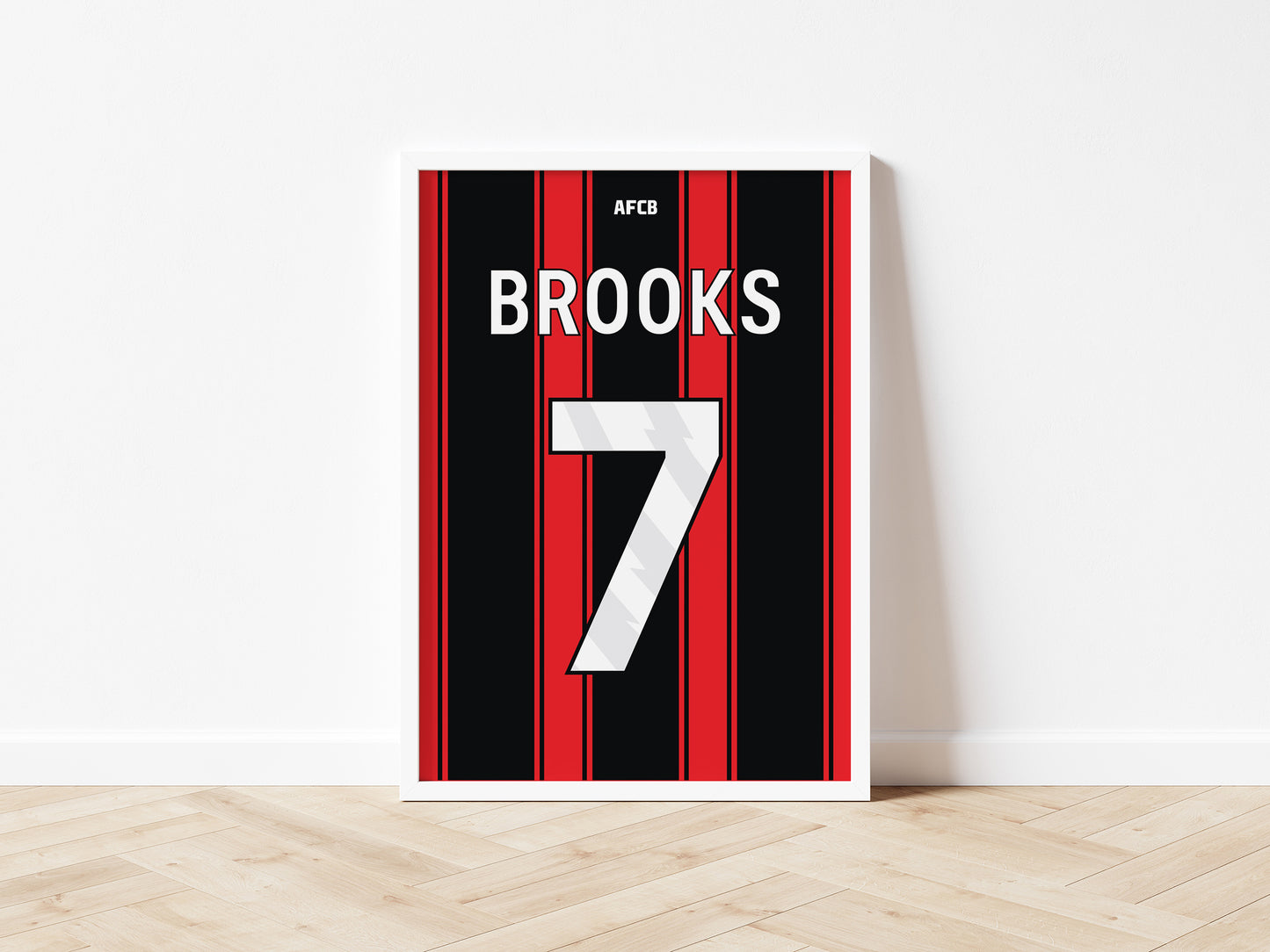 Bournemouth Custom Shirt A5 Print