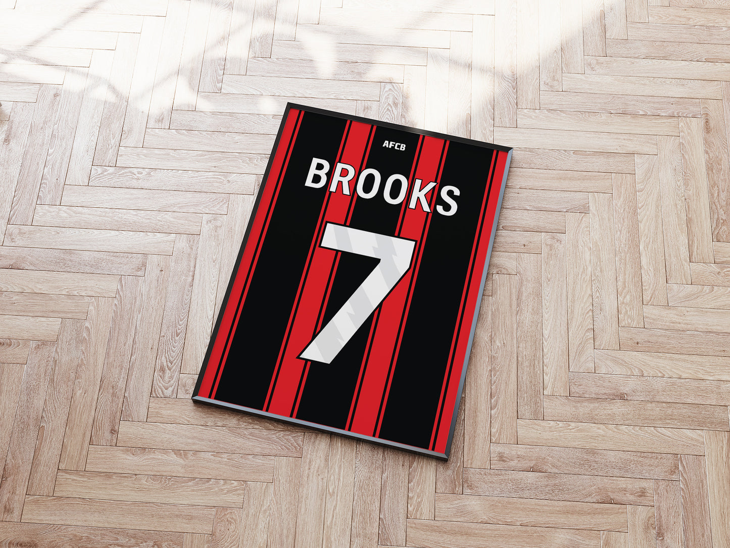 Bournemouth Custom Shirt A5 Print