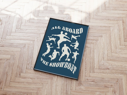 All Aboard The Showboat A4 Print