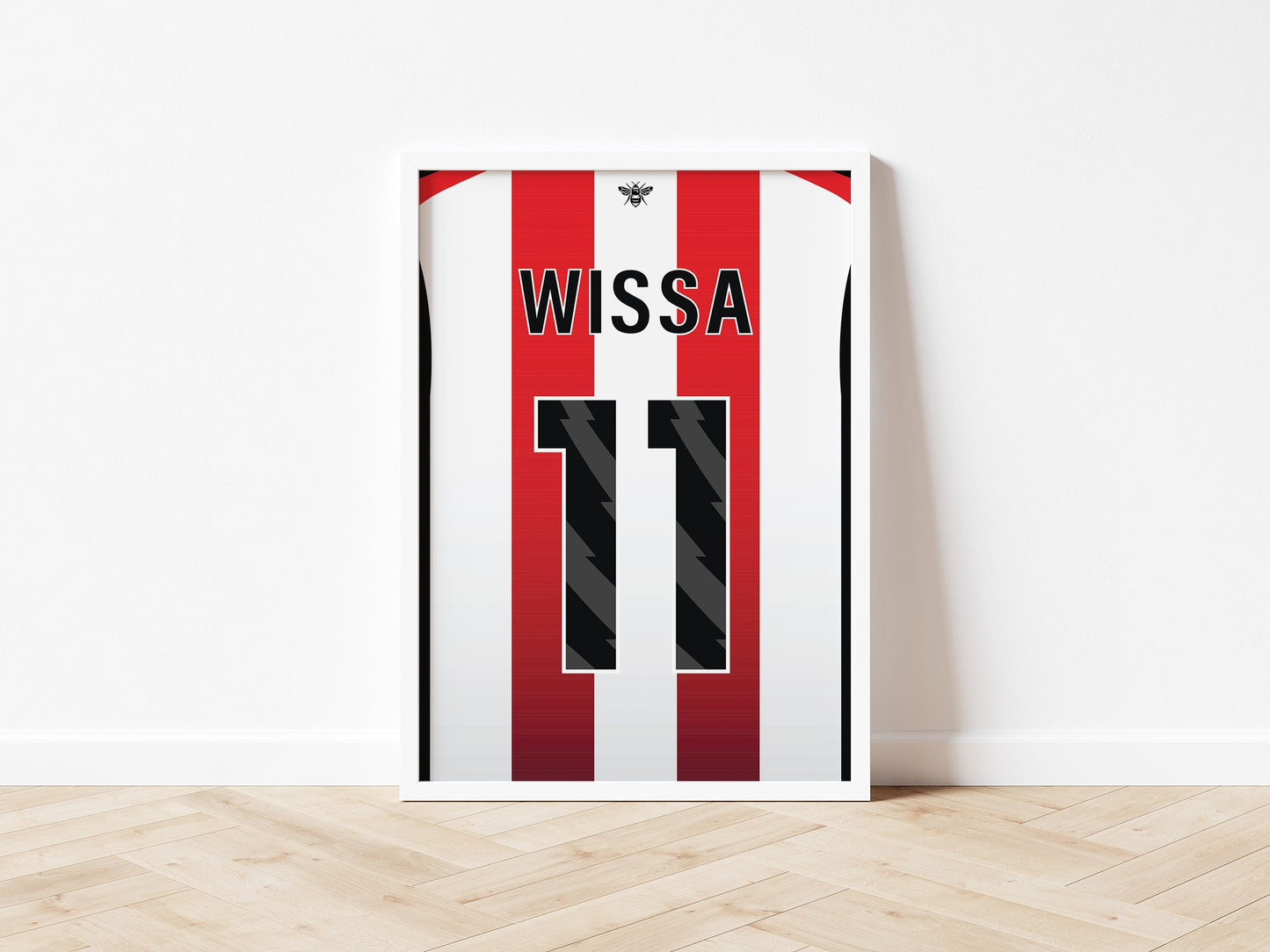 Brentford Custom Shirt A4 Print