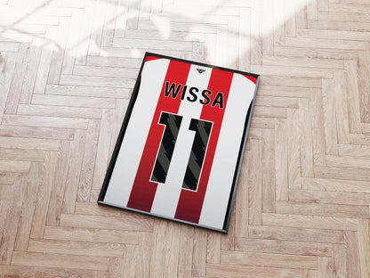 Brentford Custom Shirt A5 Print