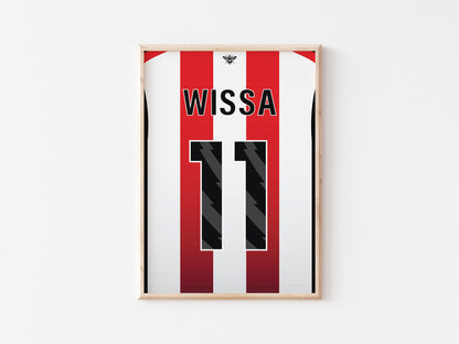 Brentford Custom Shirt A5 Print