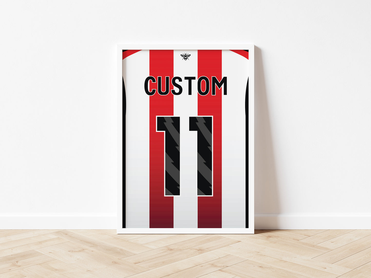 Brentford Custom Shirt A5 Print