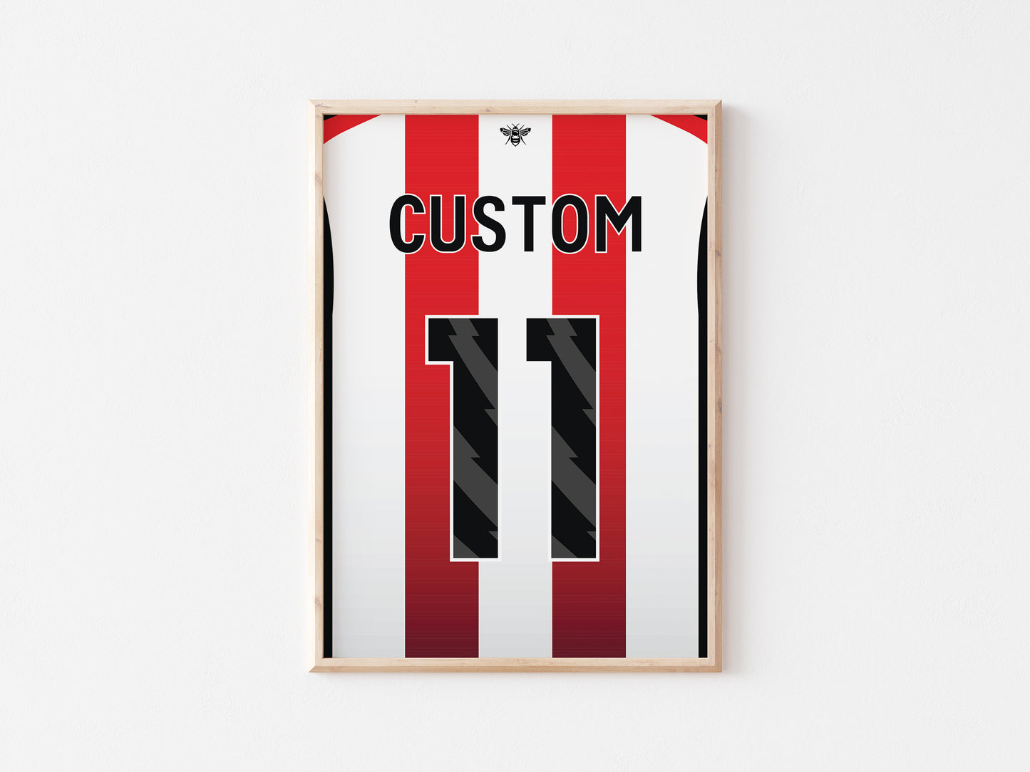 Brentford Custom Shirt A5 Print