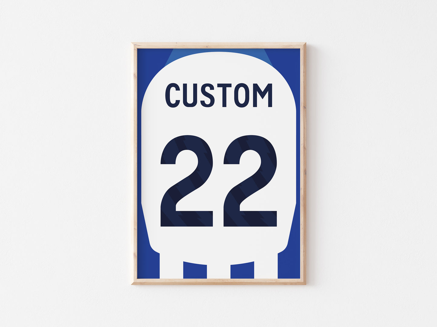 Brighton Custom Shirt A5 Print