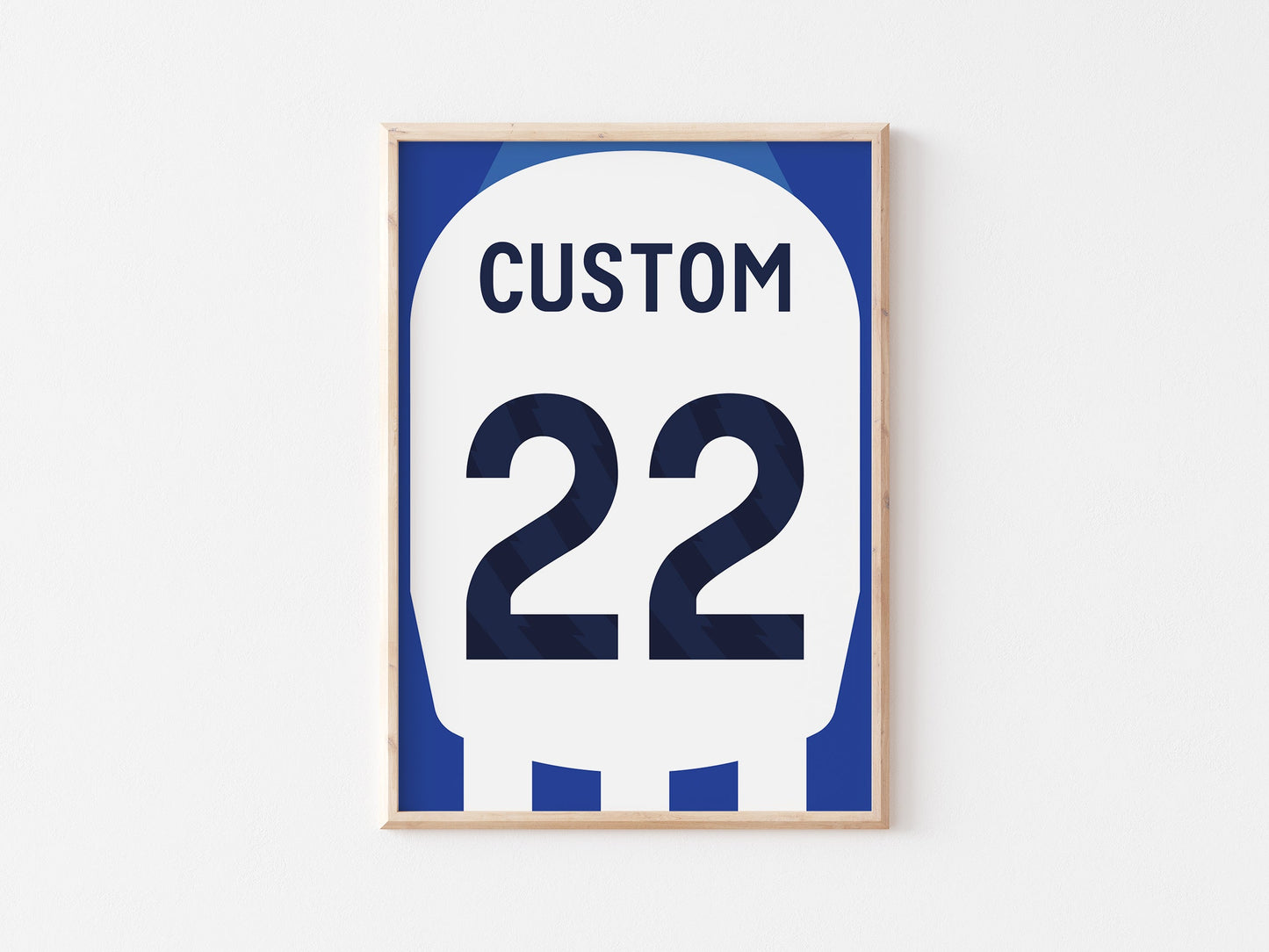 Brighton Custom Shirt A4 Print