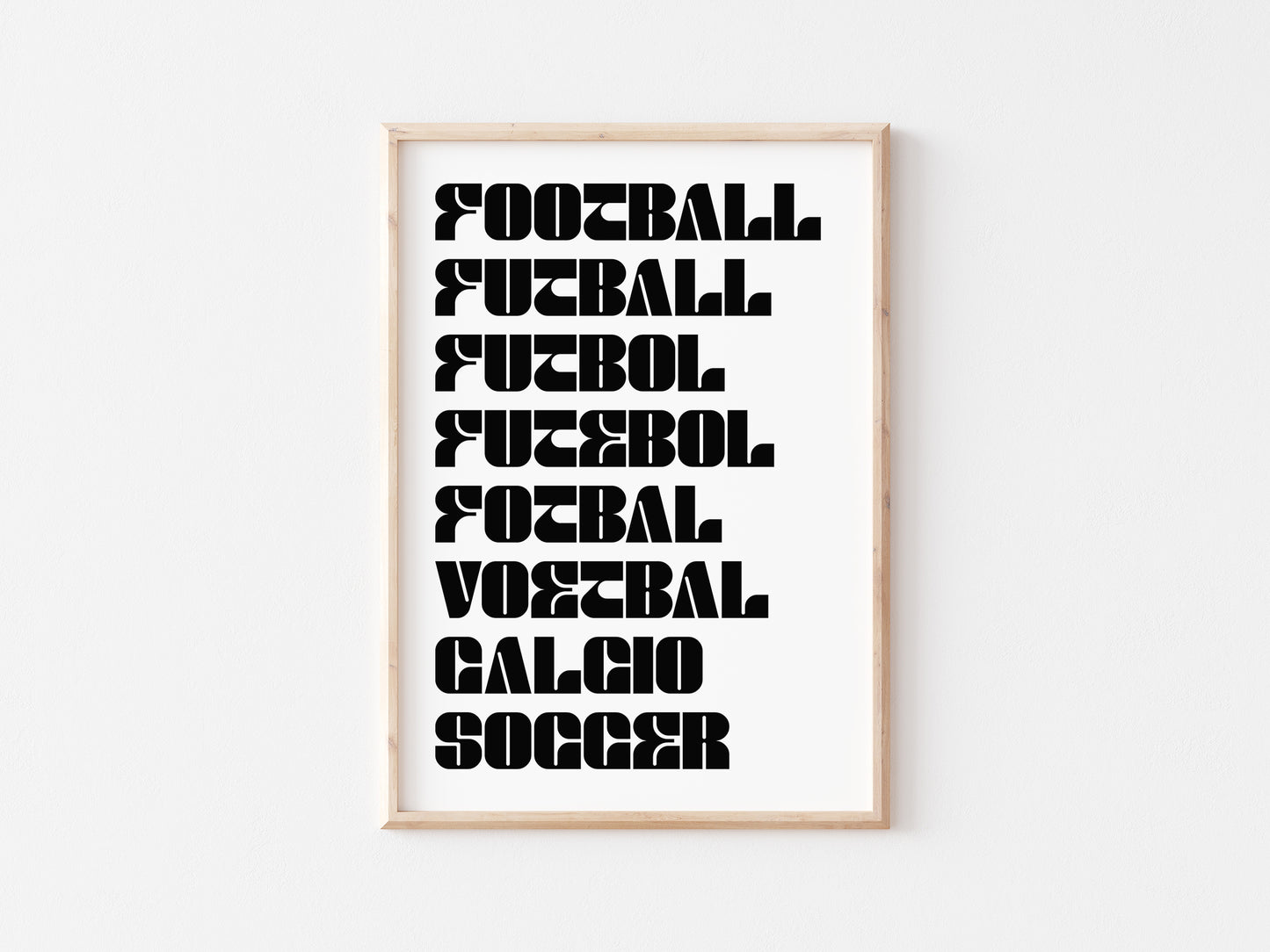 Football As A Language A5 Print