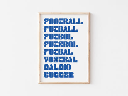 Football As A Language A5 Print