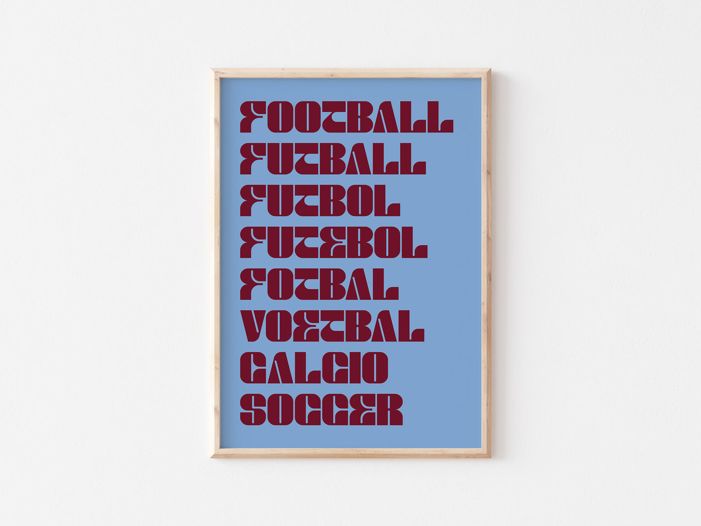 Football As A Language A5 Print