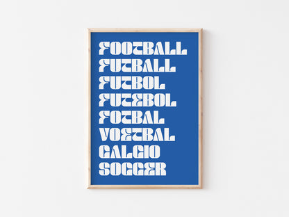 Football As A Language A5 Print