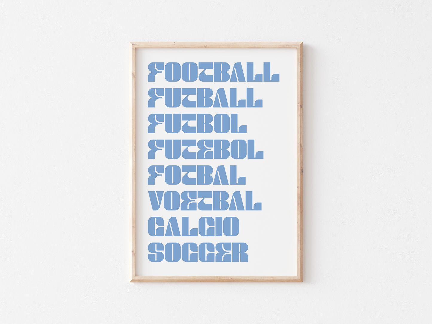 Football As A Language A5 Print