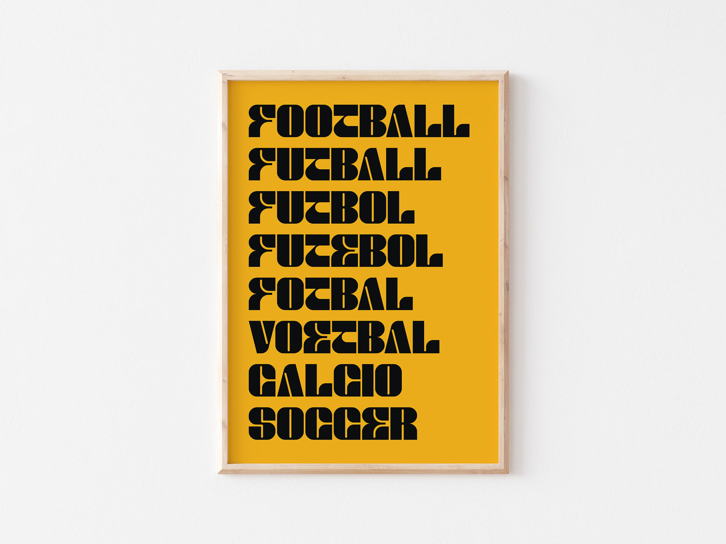 Football As A Language A5 Print