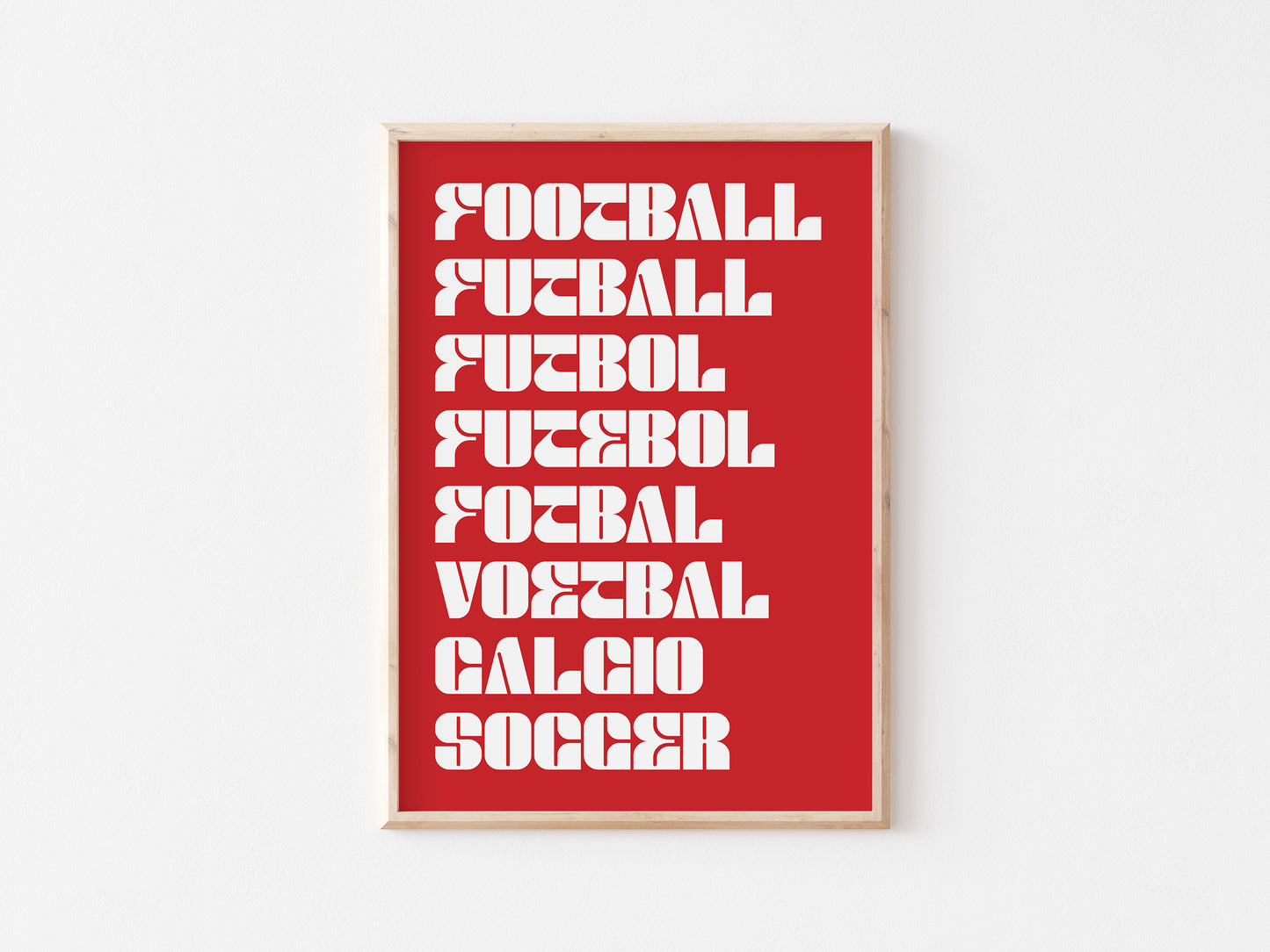 Football As A Language A5 Print