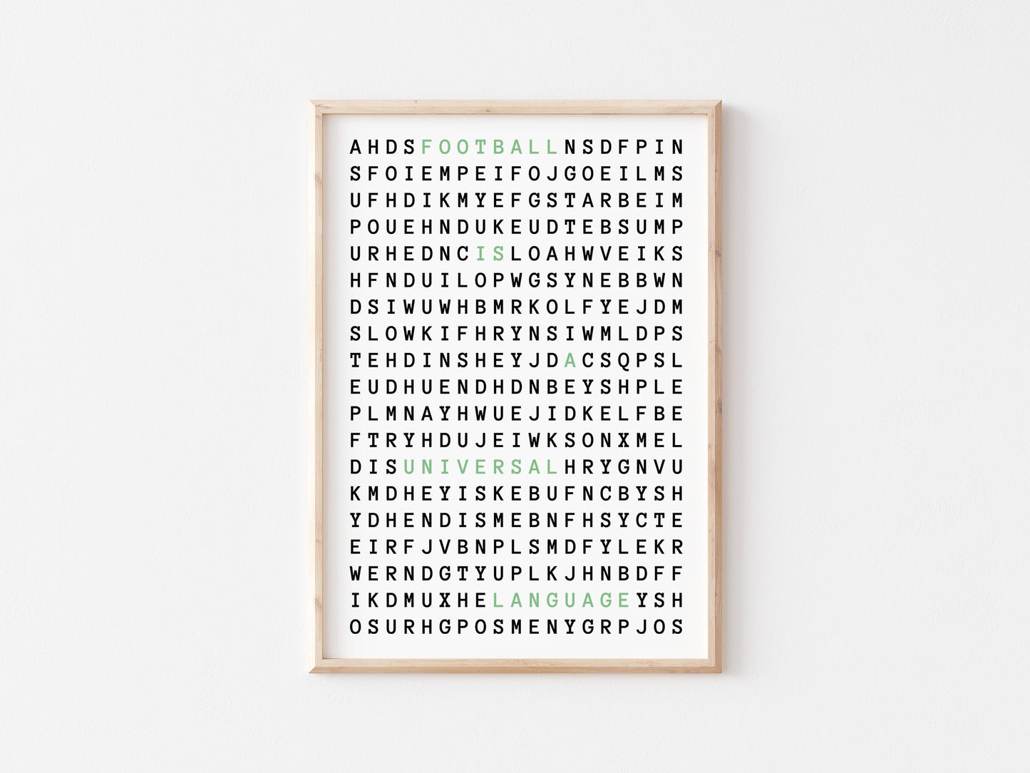 Football Is A Universal Language A5 Print