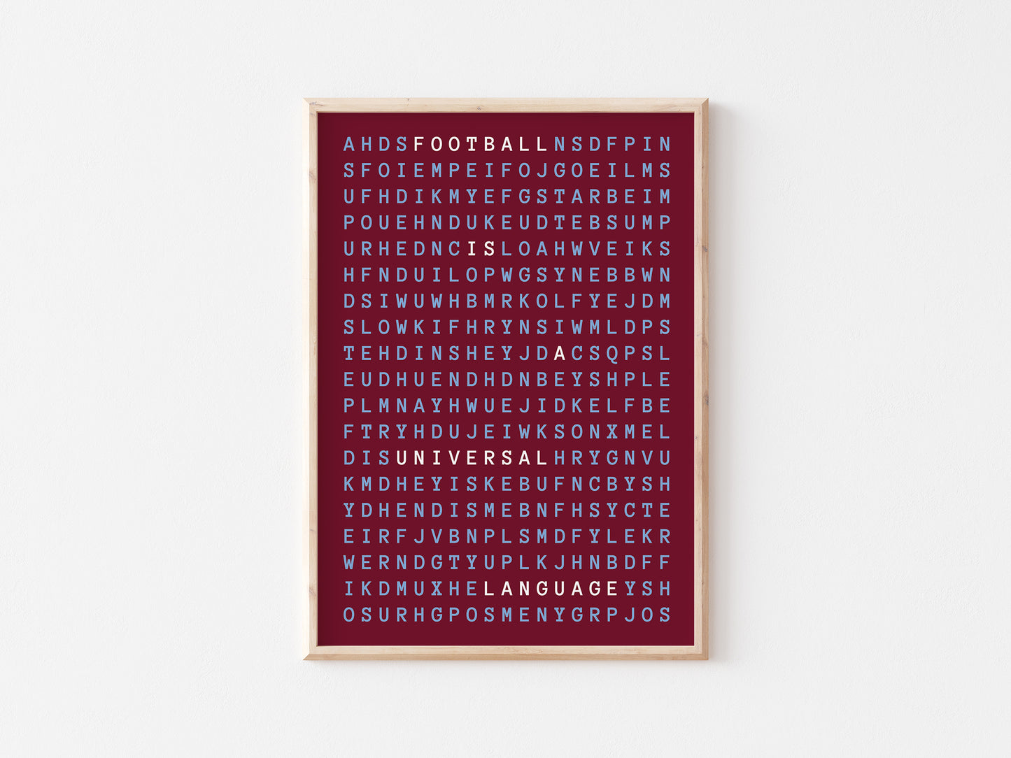 Football Is A Universal Language A5 Print