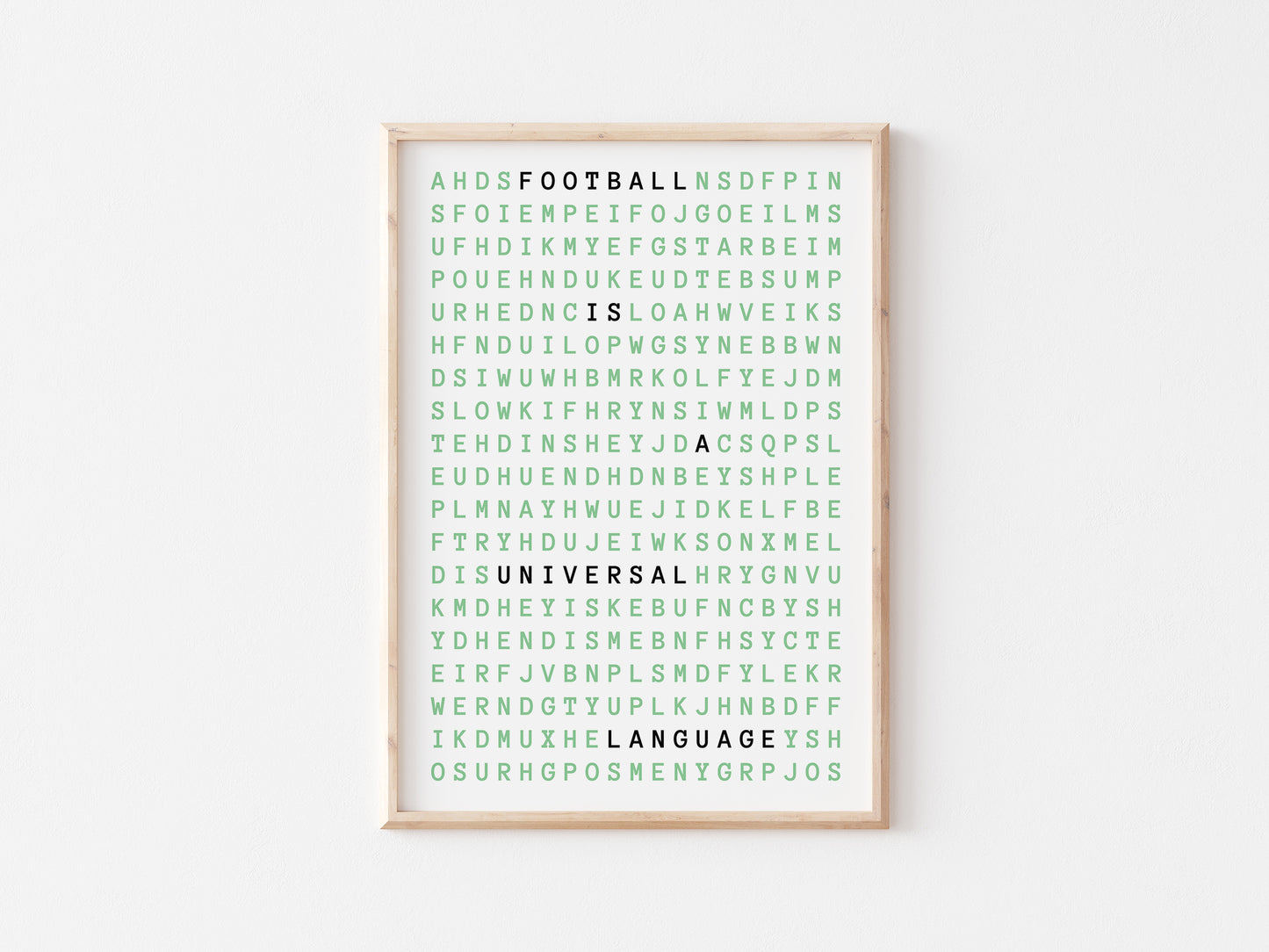 Football Is A Universal Language A5 Print