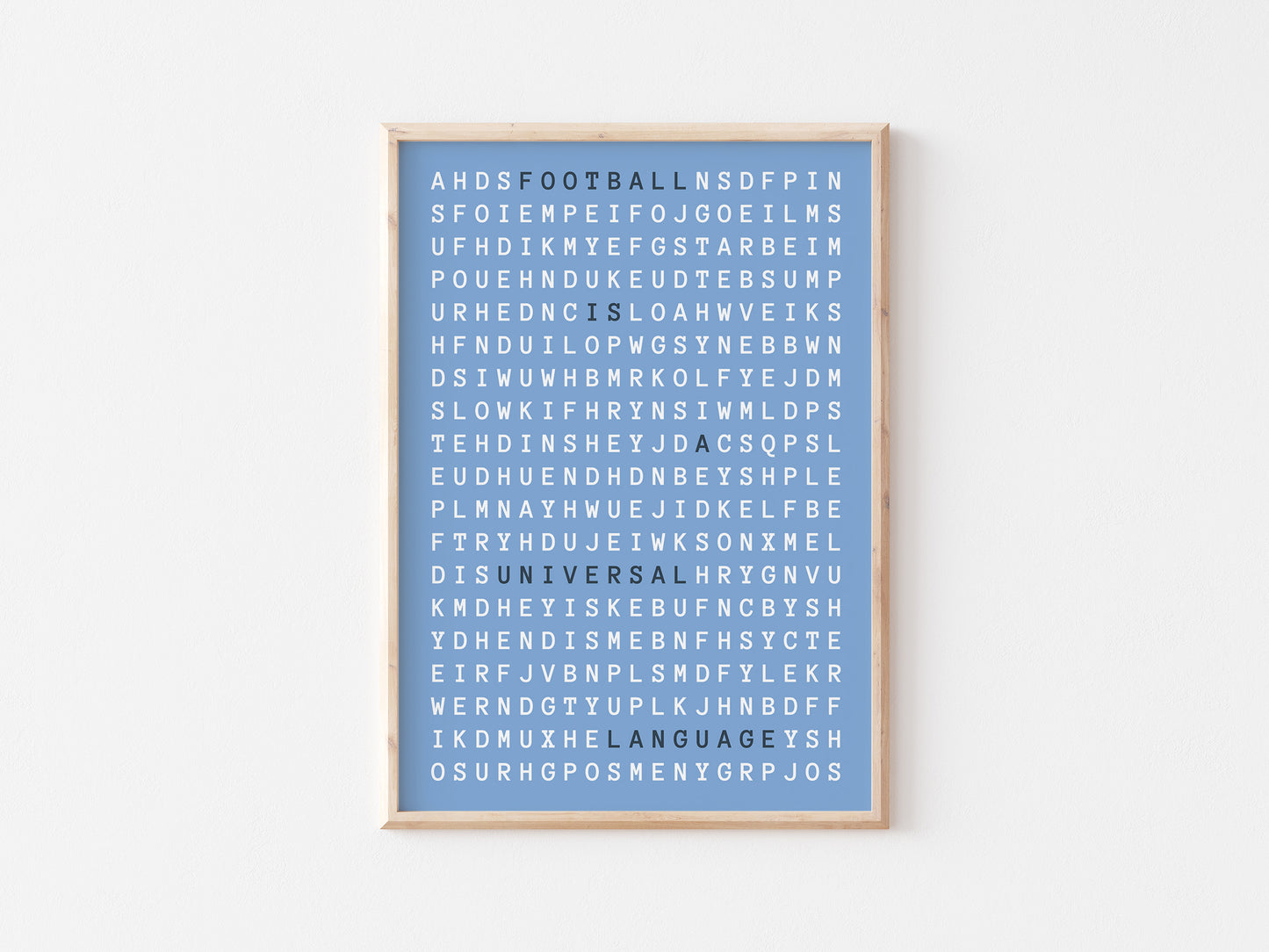 Football Is A Universal Language A5 Print