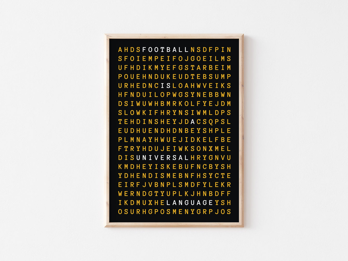 Football Is A Universal Language A4 Print