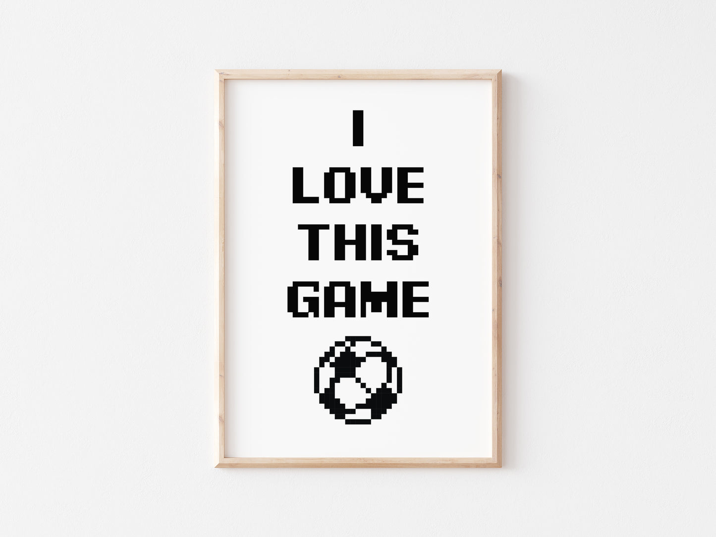 I Love This Game A5 Print