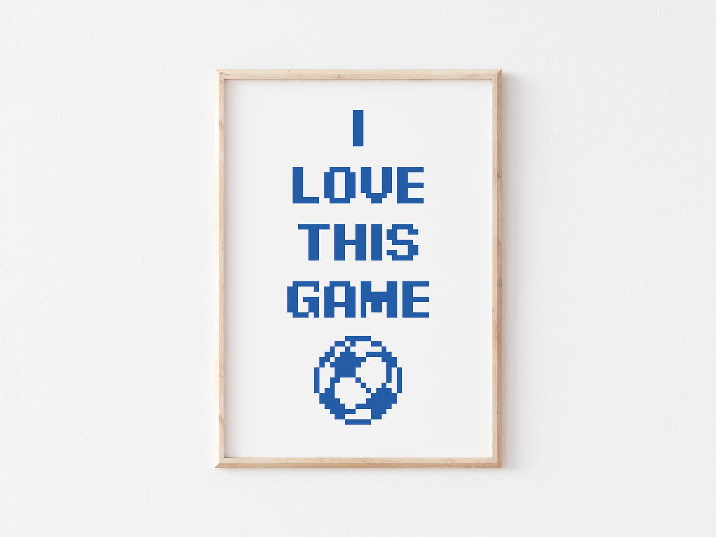 I Love This Game A5 Print