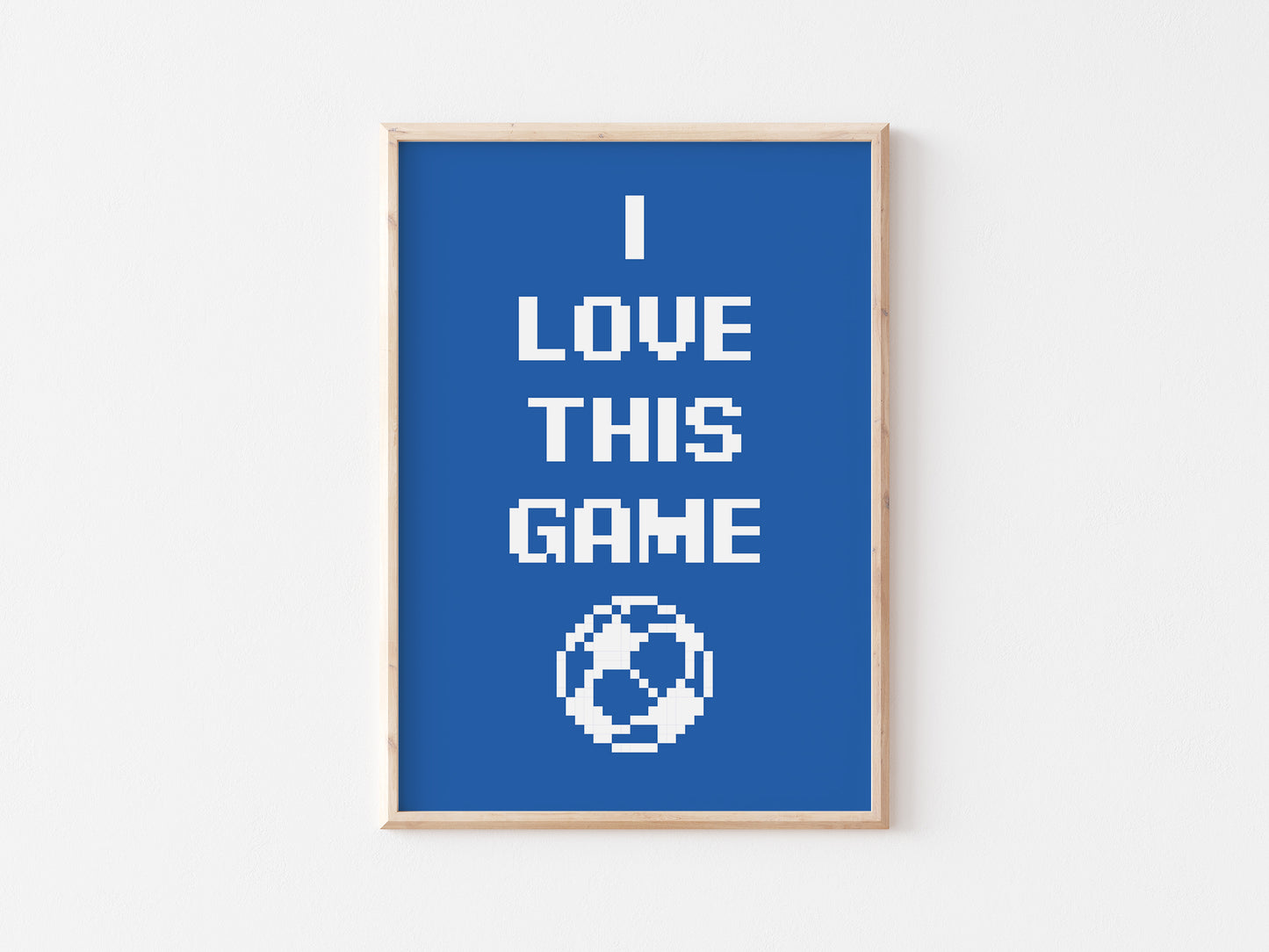 I Love This Game A5 Print