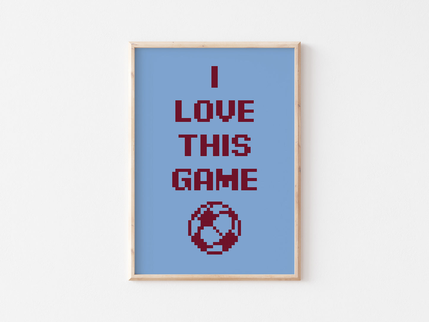 I Love This Game A5 Print