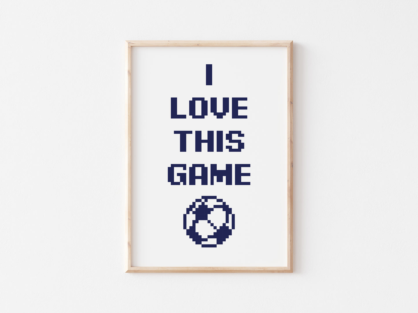 I Love This Game A5 Print