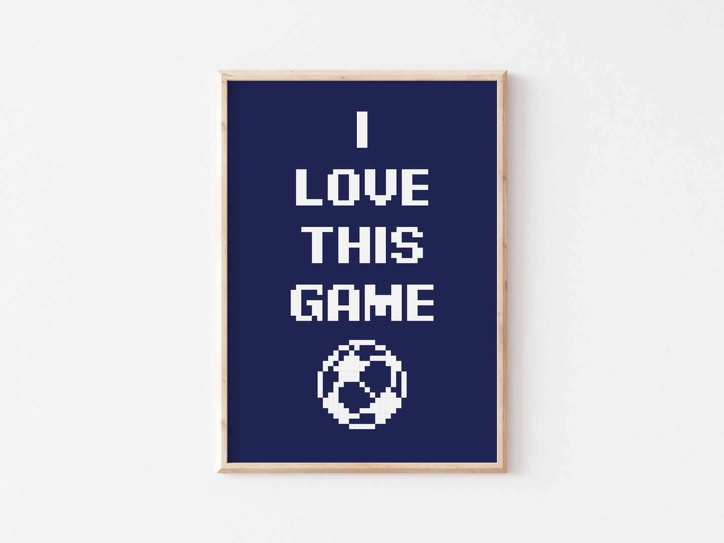 I Love This Game A5 Print