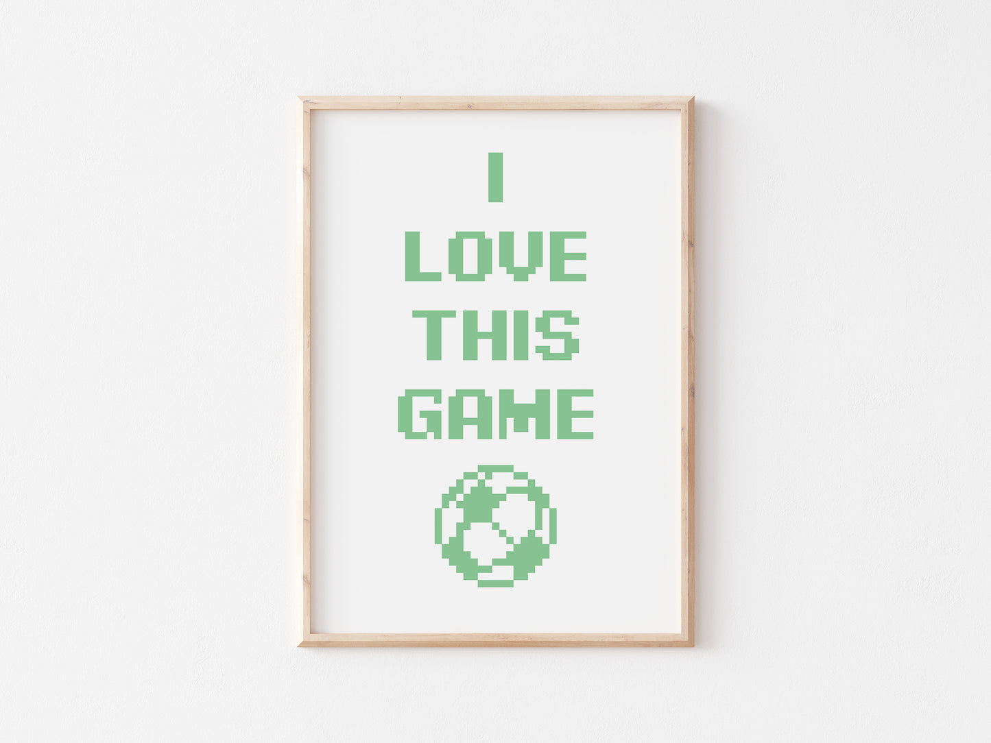 I Love This Game A5 Print