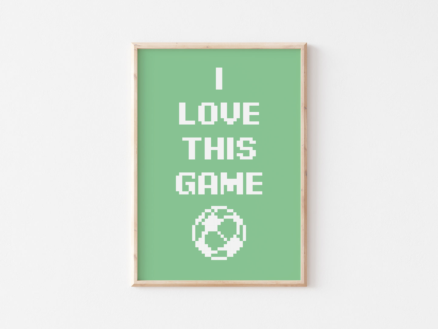 I Love This Game A5 Print