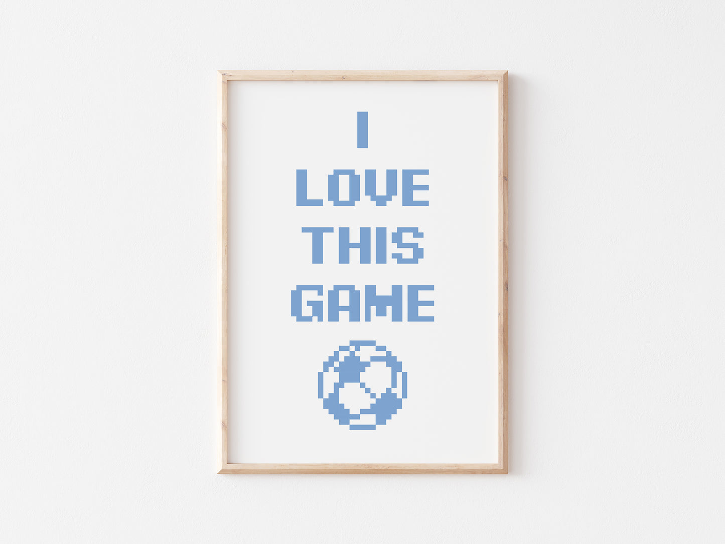 I Love This Game A5 Print