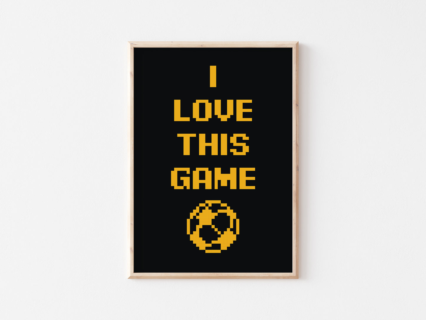 I Love This Game A5 Print