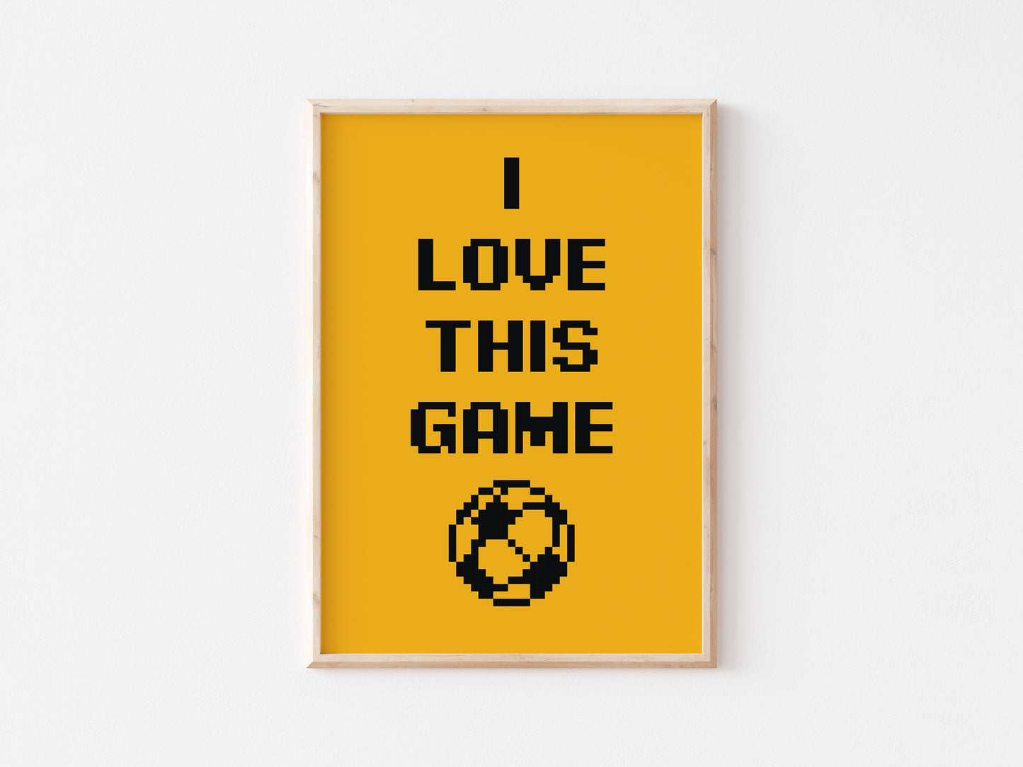 I Love This Game A5 Print