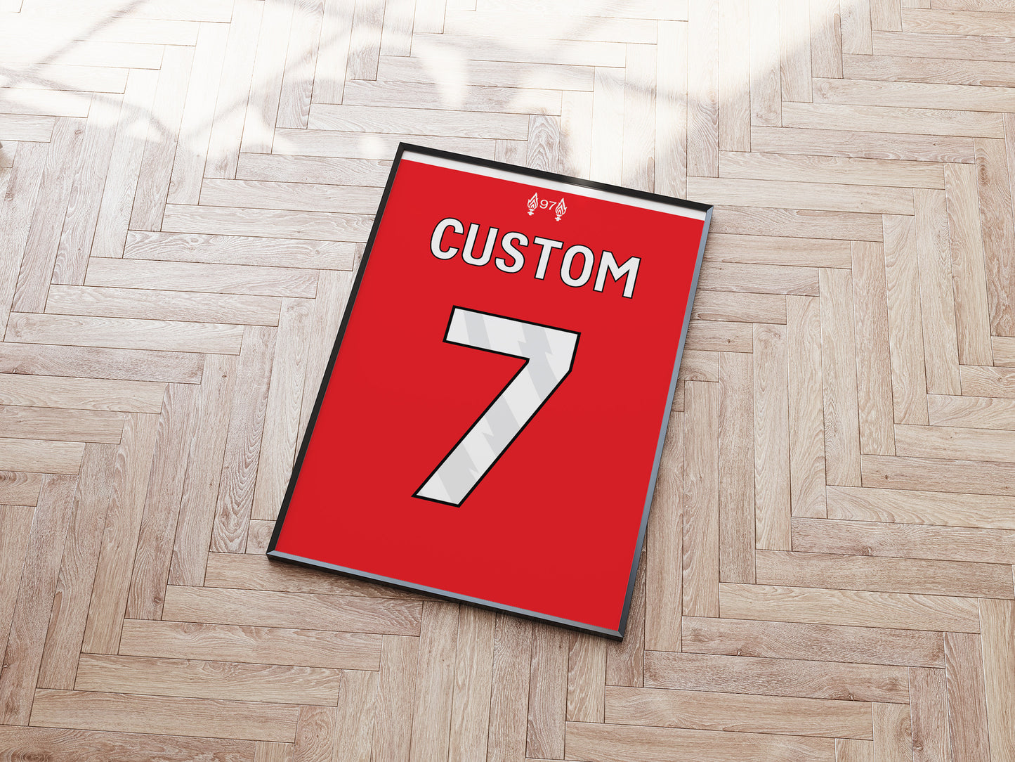 Liverpool Red Custom Shirt A5 Print