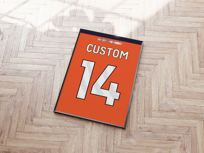 Luton Custom Shirt A5 Print