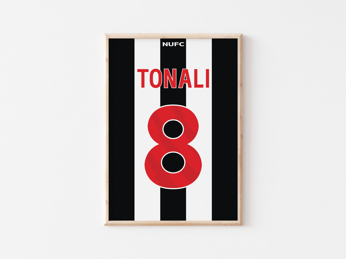 Newcastle Custom Shirt A5 Print