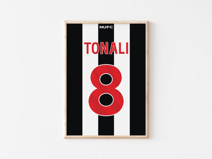 Newcastle Custom Shirt A4 Print