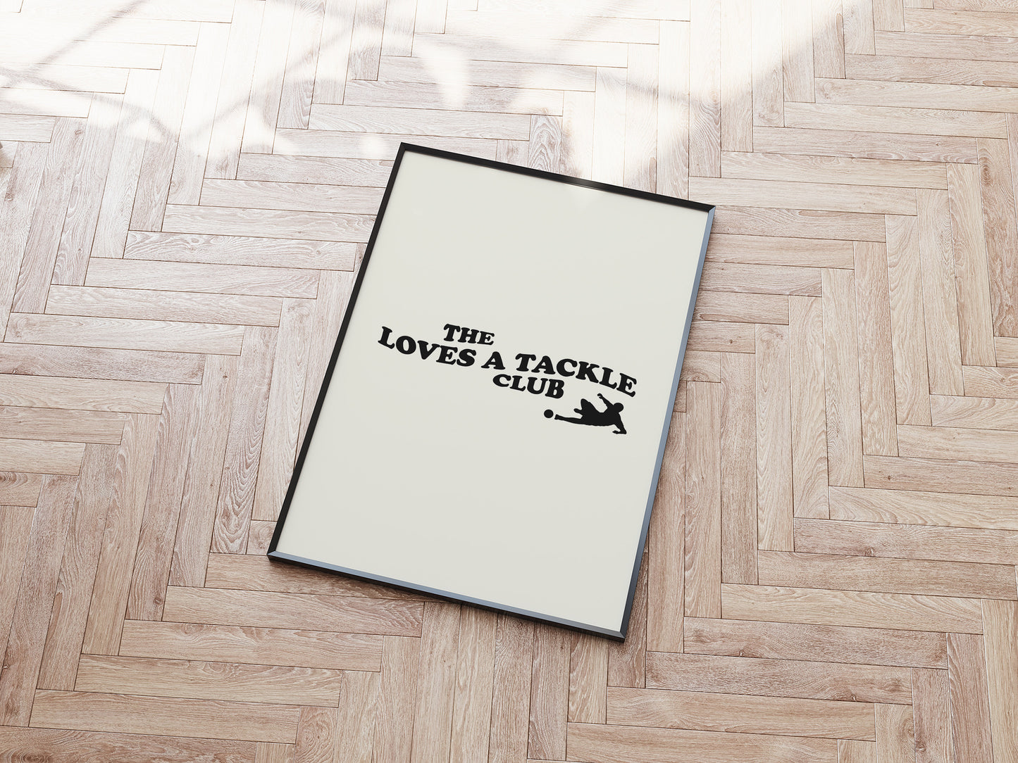 The Loves A Tackle Club A5 Print