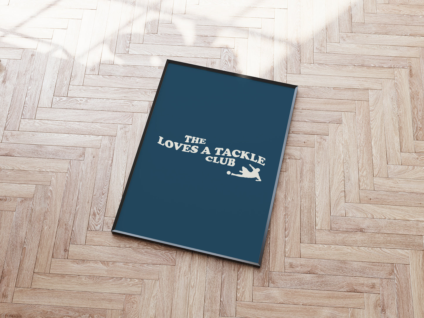 The Loves A Tackle Club A5 Print