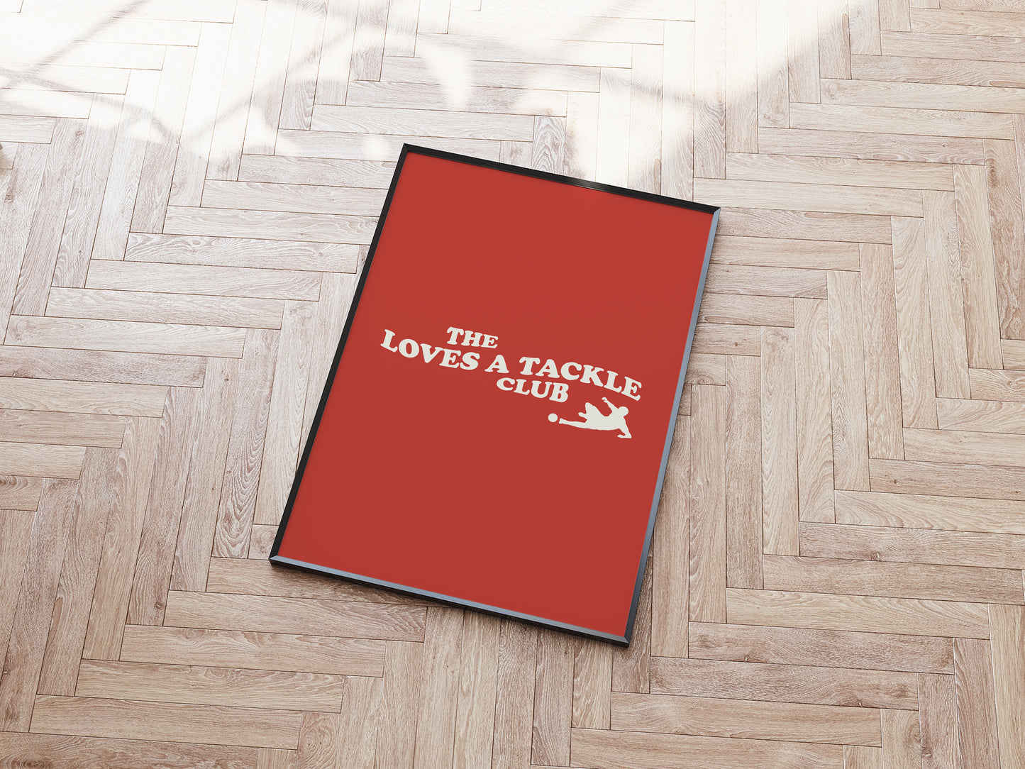 The Loves A Tackle Club A5 Print