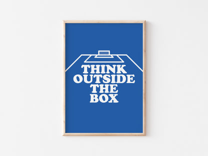 Think Outside The Box Wall A5 Print