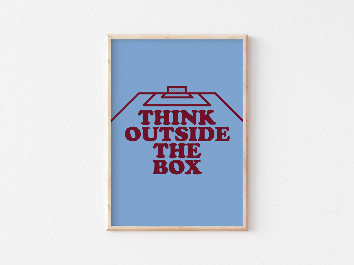 Think Outside The Box Wall A5 Print