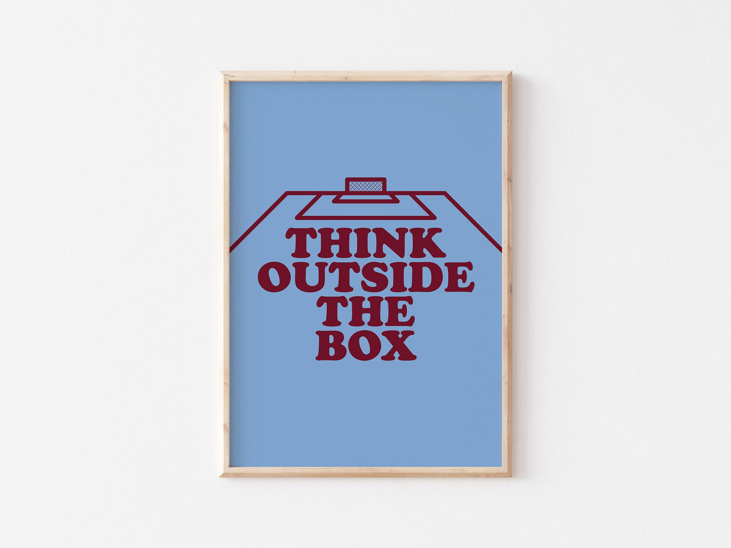 Think Outside The Box Wall A4 Print