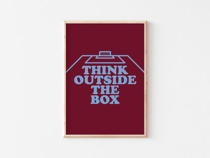 Think Outside The Box Wall A5 Print