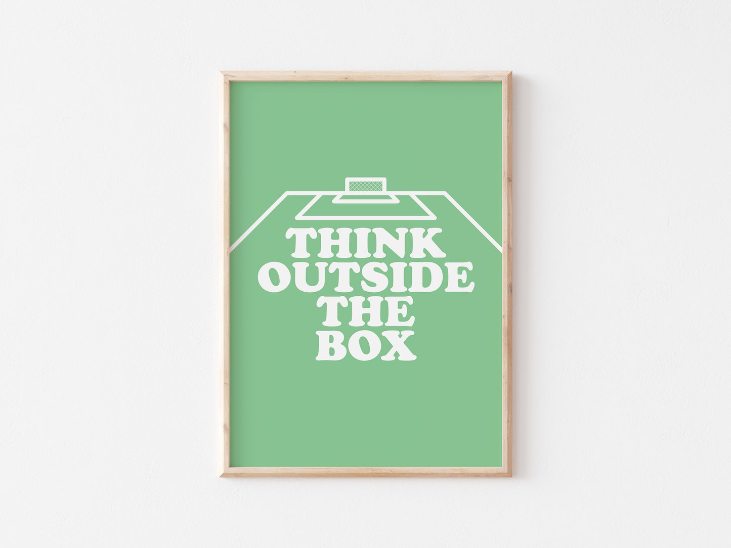 Think Outside The Box Wall A5 Print