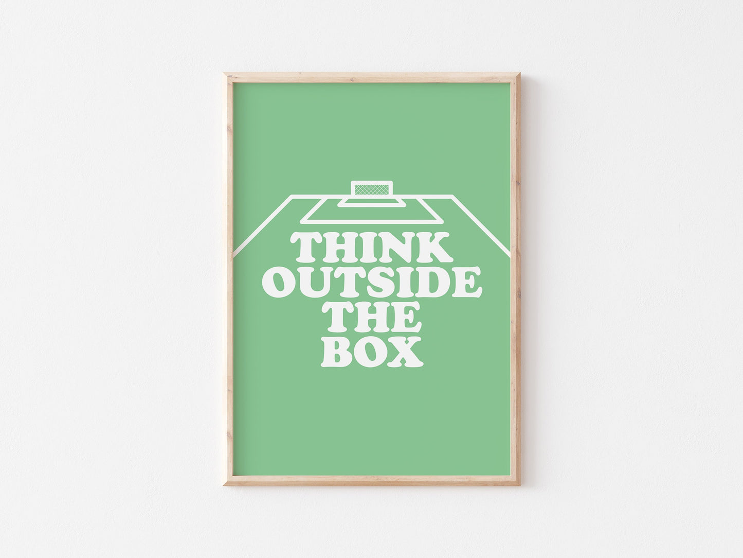 Think Outside The Box Wall A4 Print