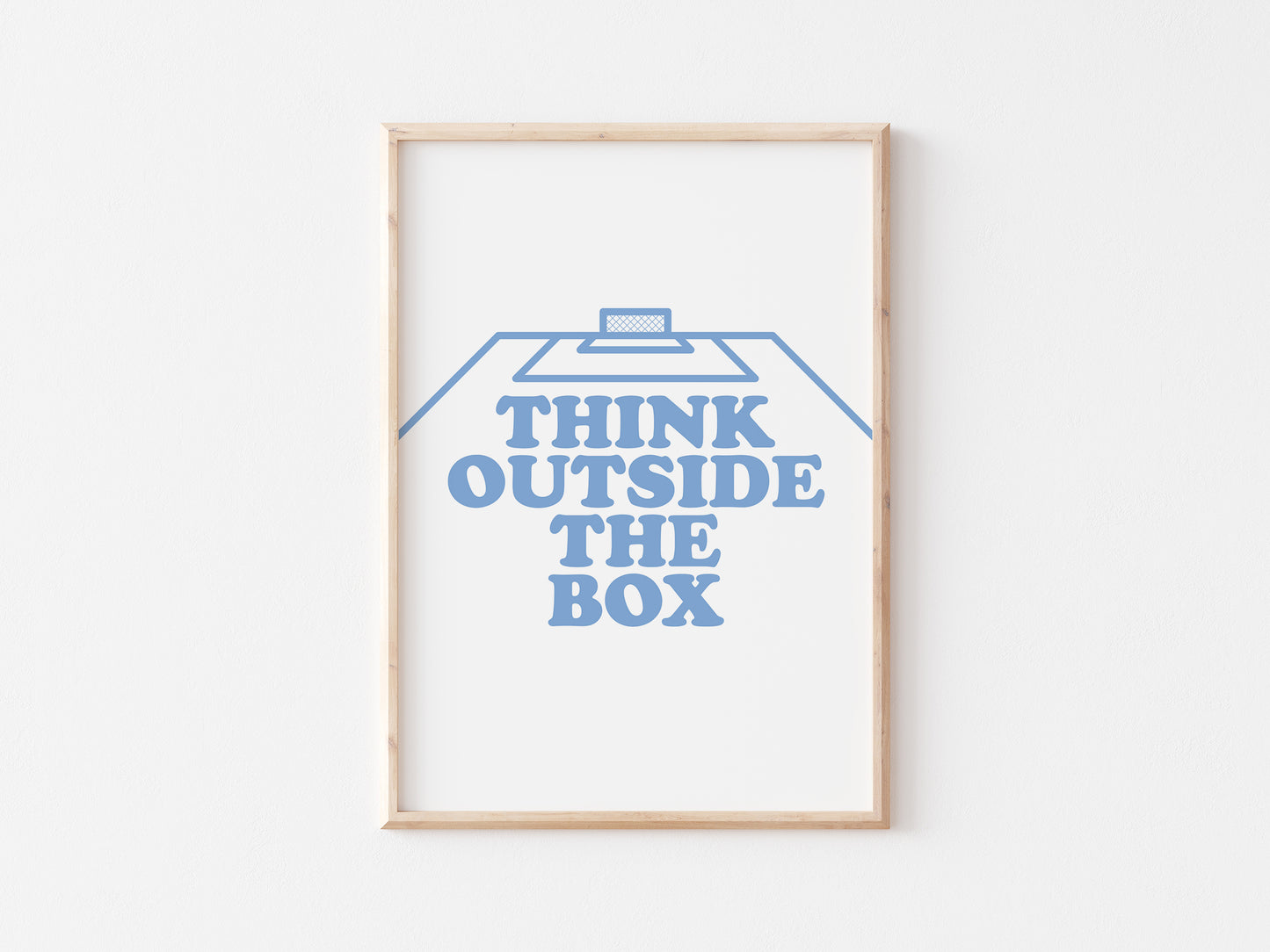 Think Outside The Box Wall A5 Print