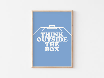 Think Outside The Box Wall A5 Print