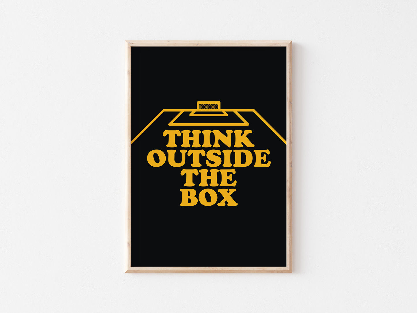 Think Outside The Box Wall A5 Print