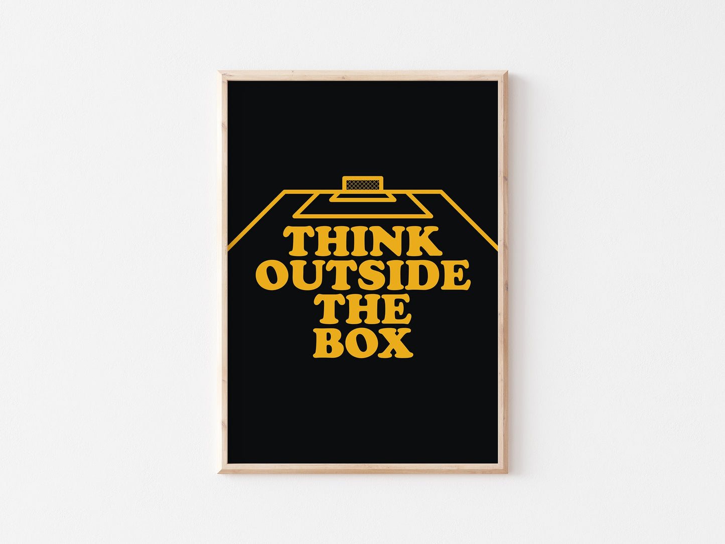 Think Outside The Box Wall A4 Print